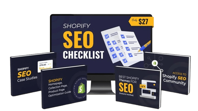 Shopify SEO Checklist plus the 4 included bonuses