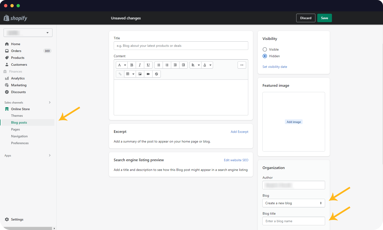 add recipes to shopify blog post