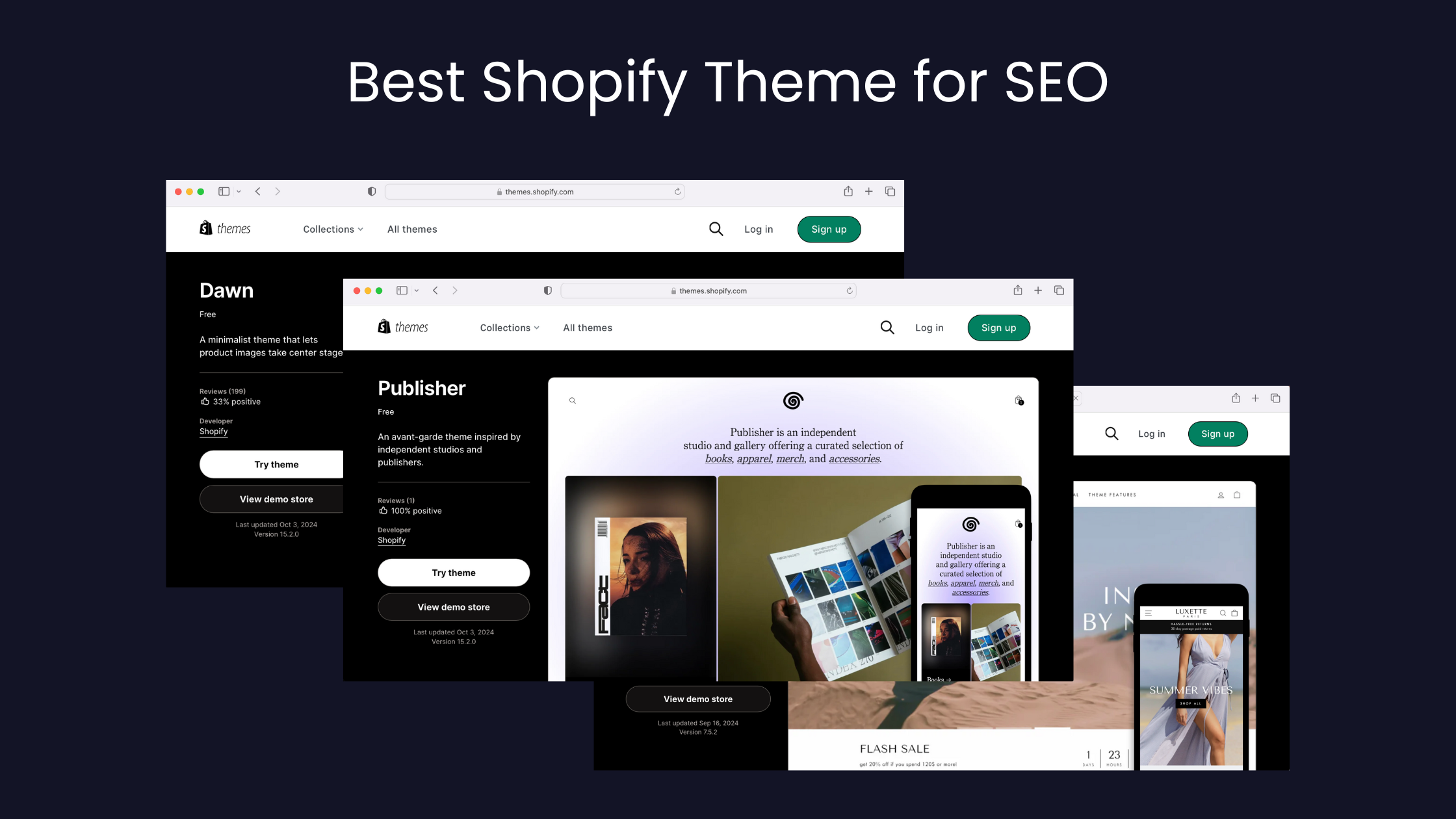 best shopify theme for seo