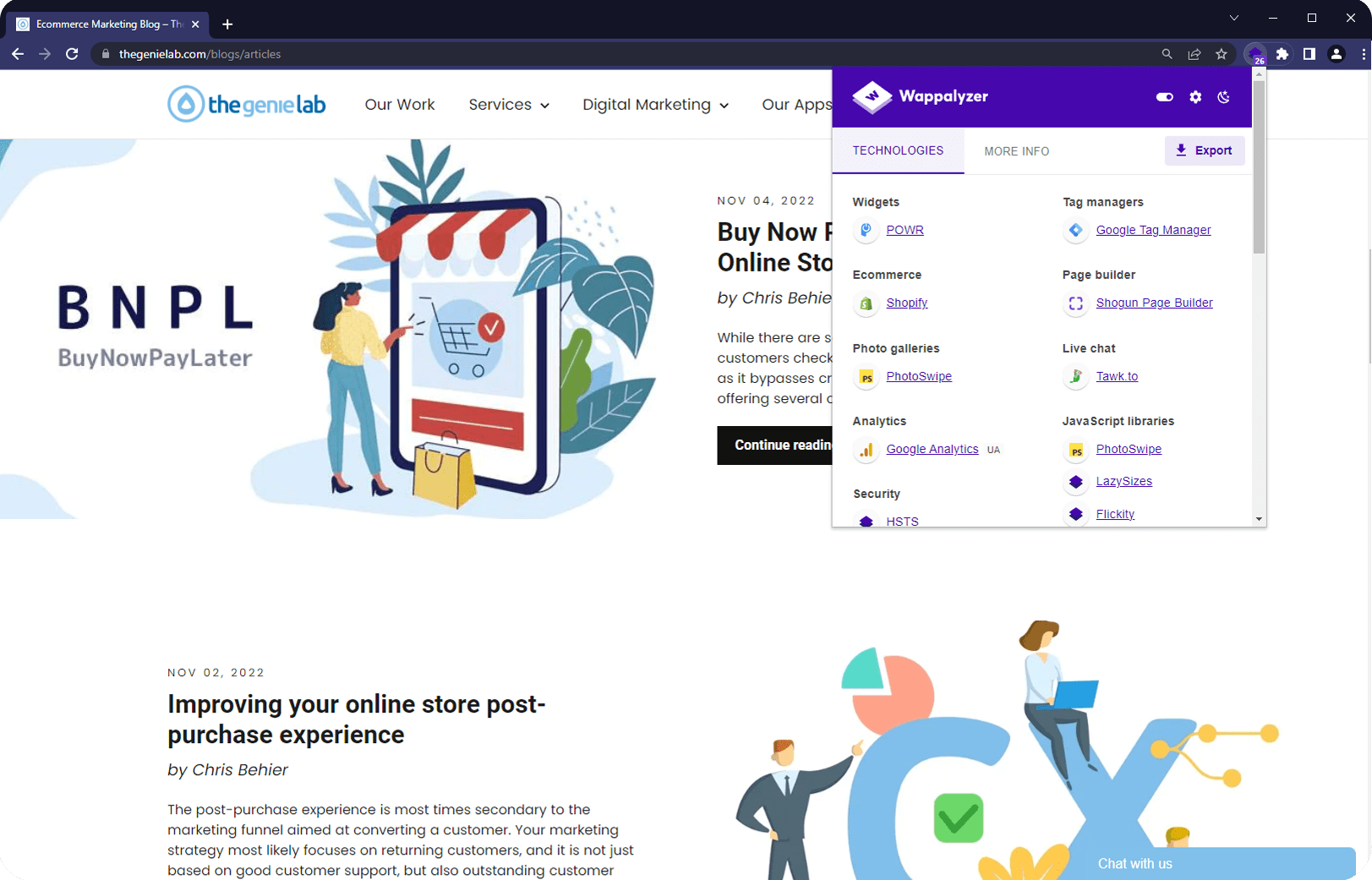 can shopify be used for blogging