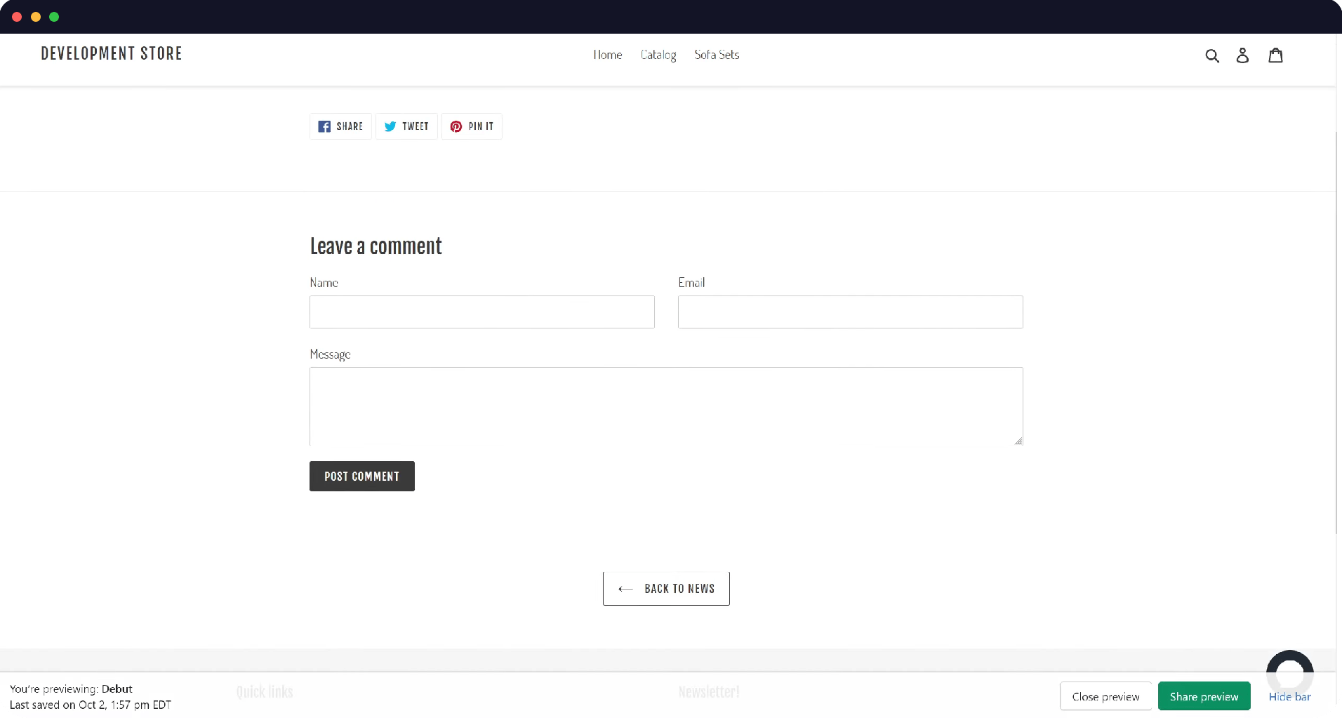 export shopify blog posts and reviews