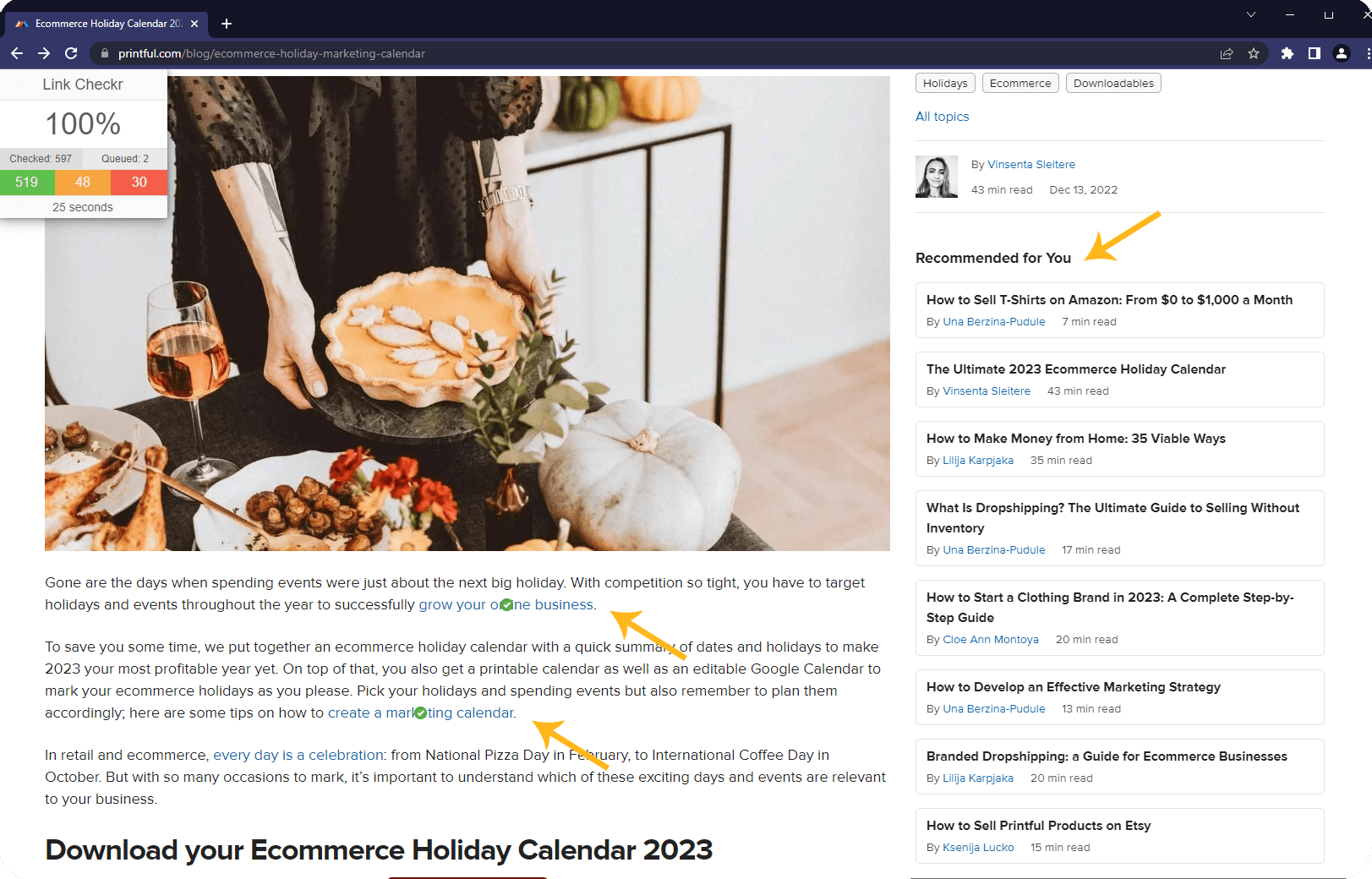 seo collection pages shopify