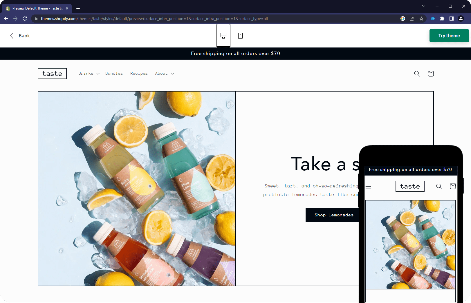 shopify home page seo