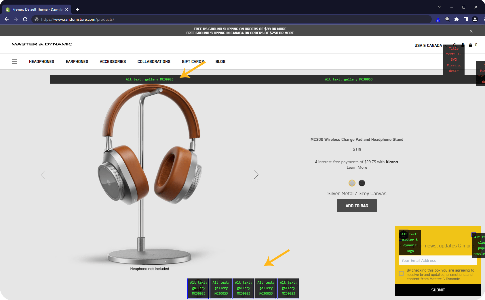 shopify image alt text seo