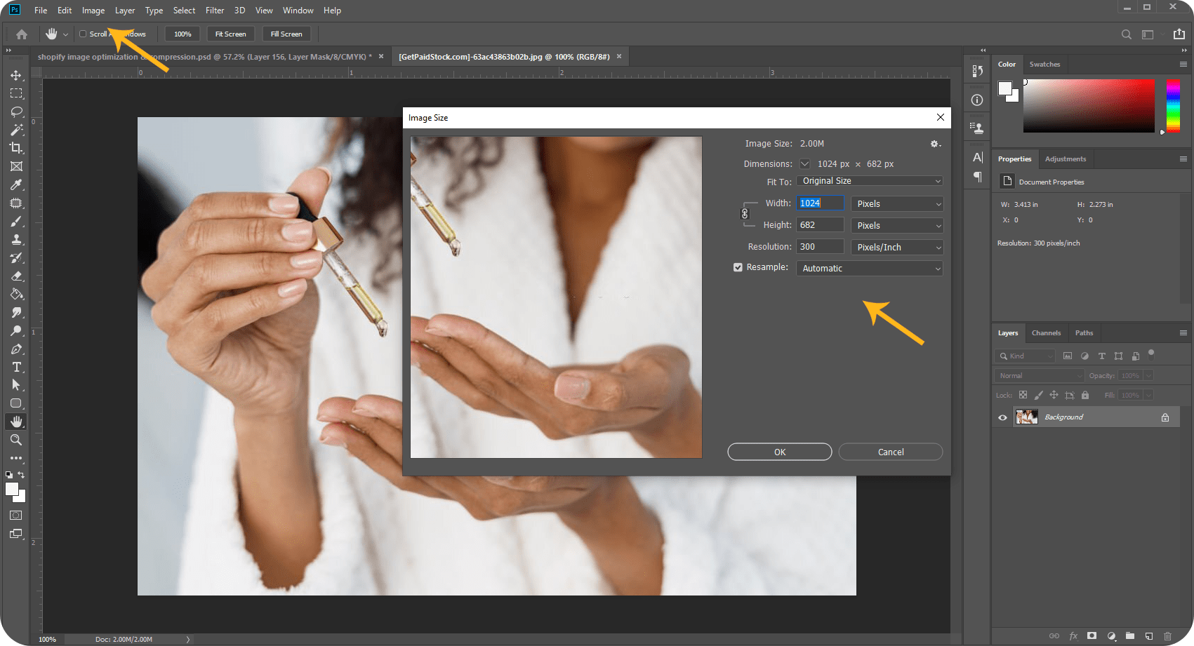 shopify optimize images