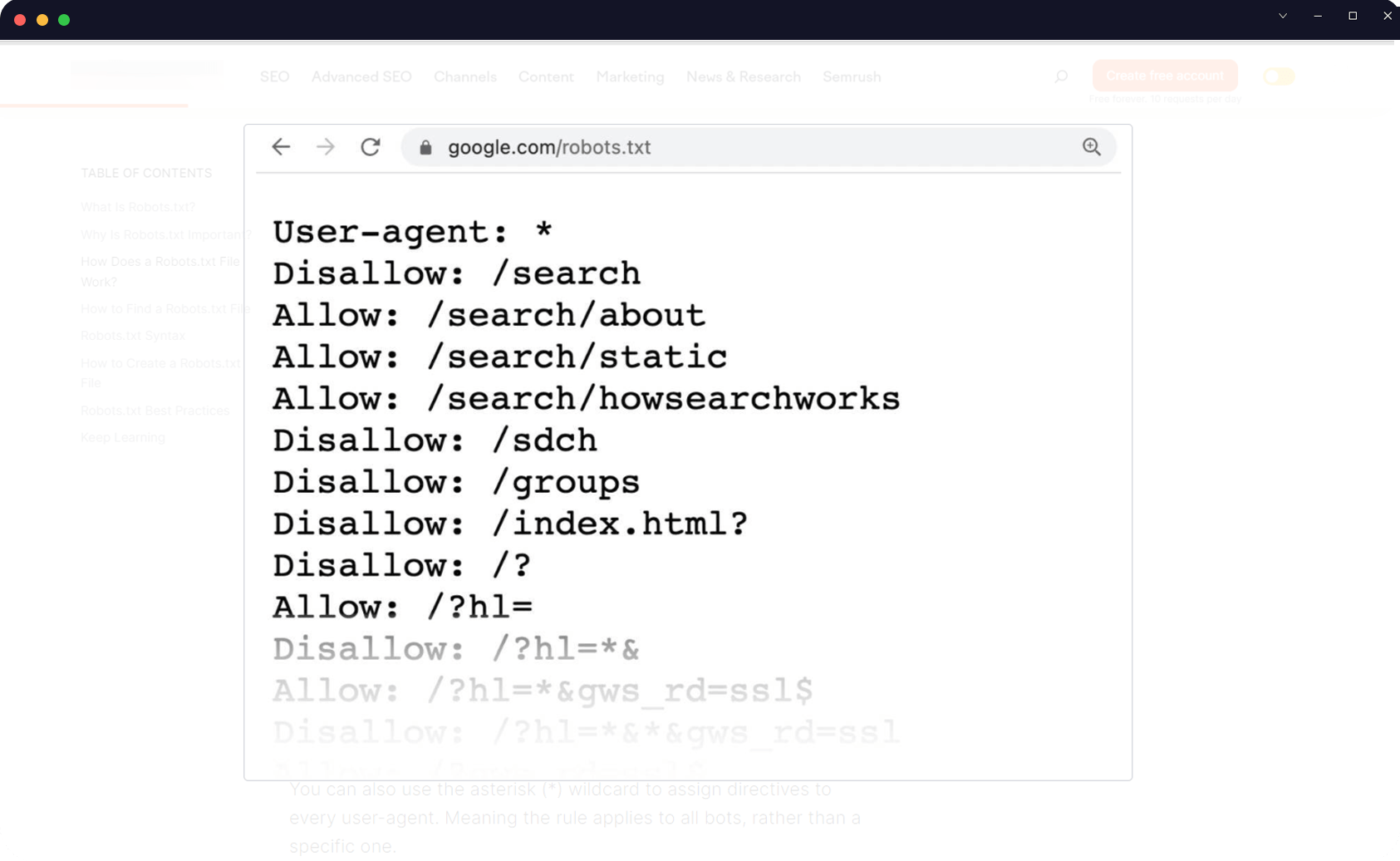 shopify robots txt