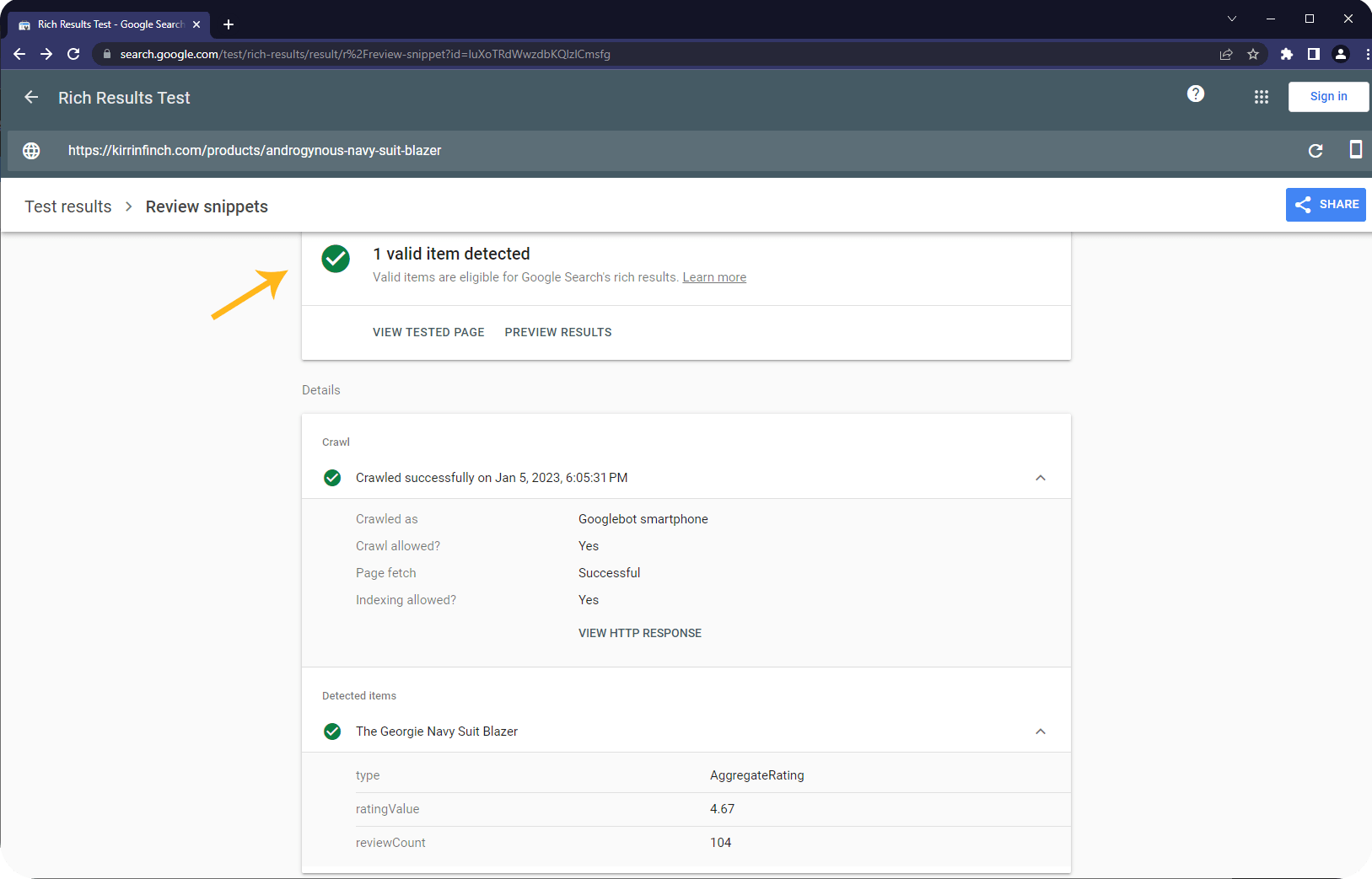 shopify schema markup