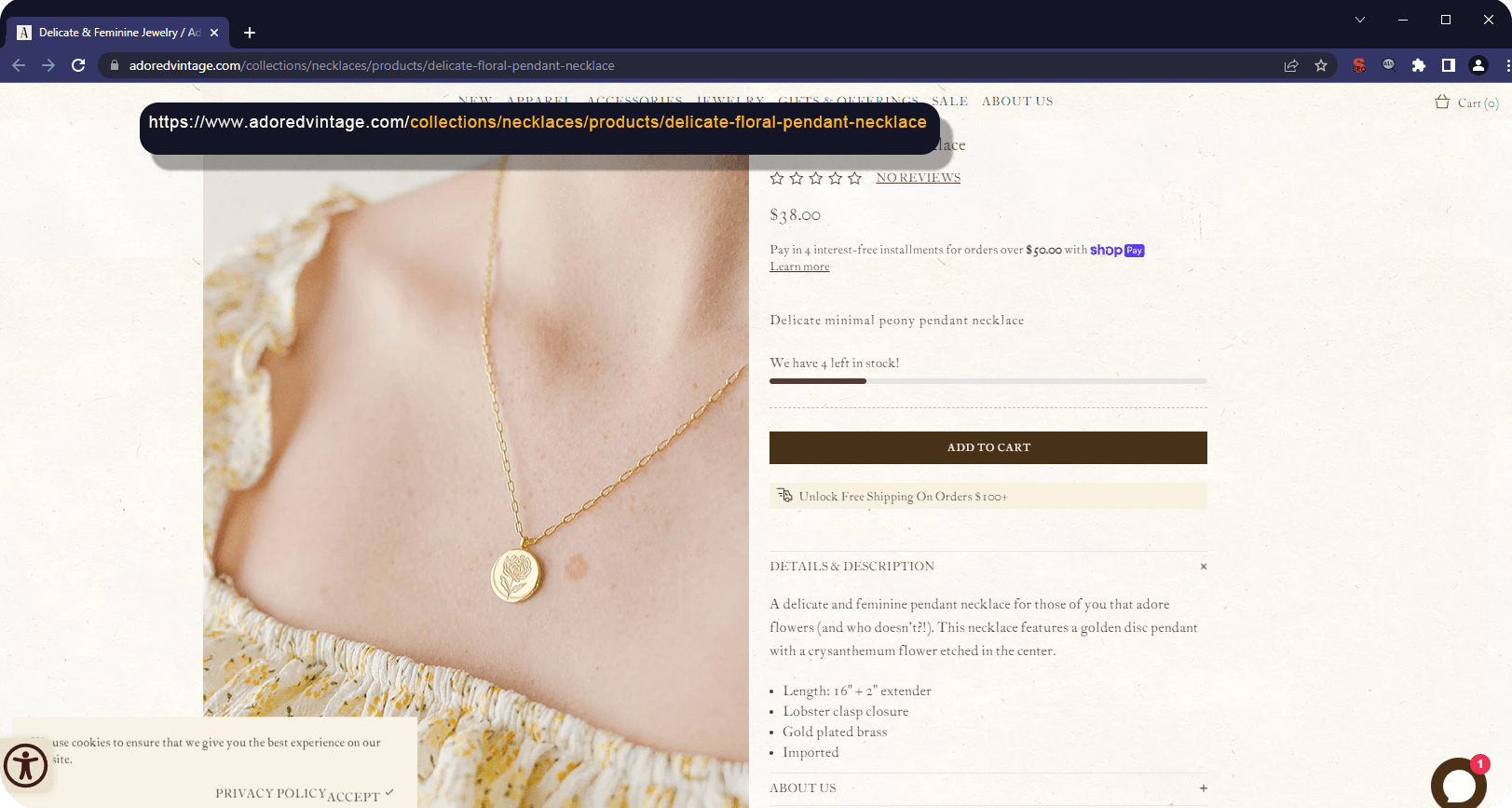 shopify seo for product pages