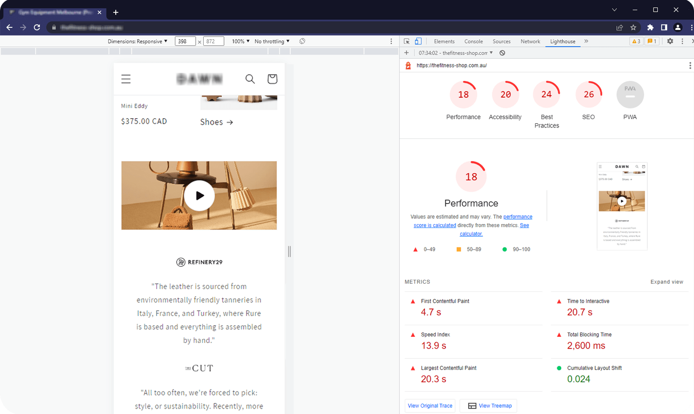 shopify technical seo issues