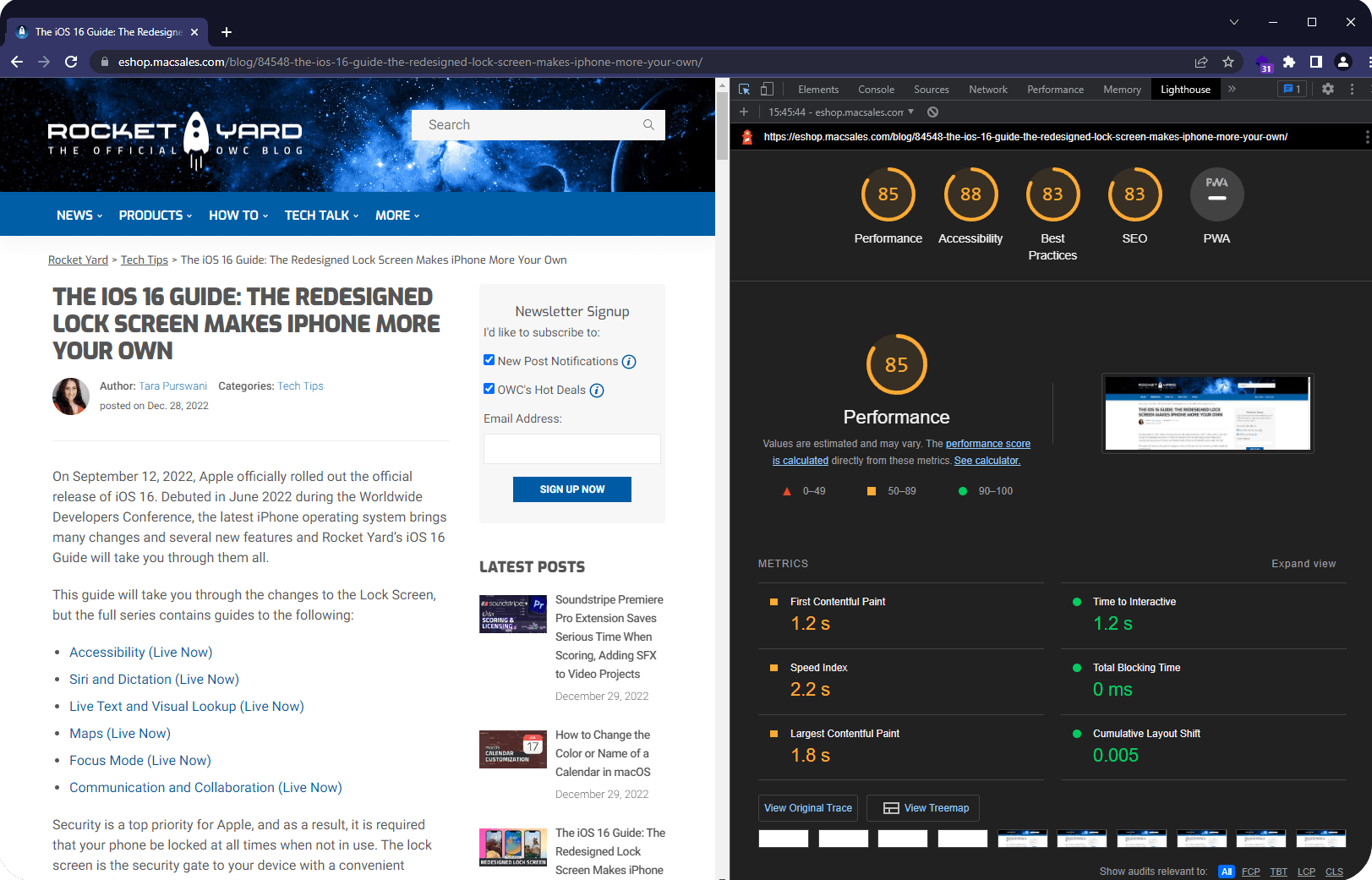 wordpress blog on shopify